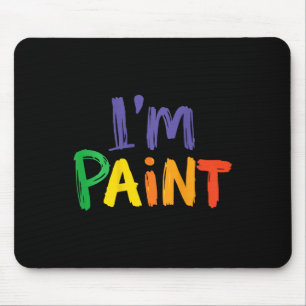 I Heart Love To Finger Paint I'm Paint Valentine ( Mouse Pad