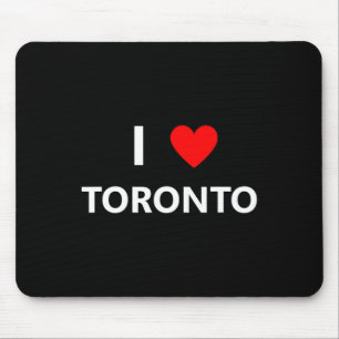 I Heart Love Toronto Canada City Tourist Souvenir Mouse Pad