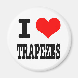 I HEART (LOVE) TRAPEZES MAGNET