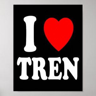 I Heart (love) Tren Bodybuilding Steroids Cycle Mu Poster
