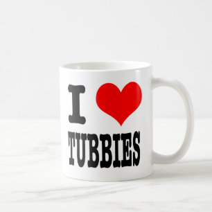 I HEART (LOVE) TUBBIES COFFEE MUG