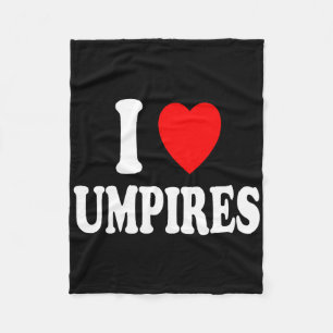 I Heart (love) Umpires Y Hot Attraction Sell Softl Fleece Blanket