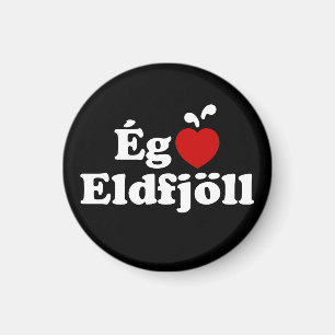 I Heart (Love) Volcanoes [Ég Elska Eldfjöll] Magnet