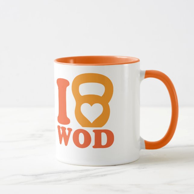 I Heart (Love) WOD - Mug (Right)