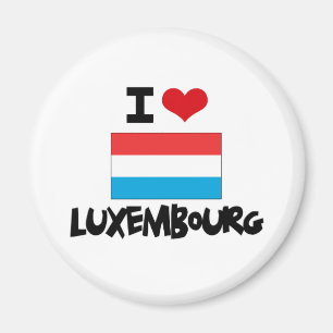 I HEART LUXEMBOURG MAGNET