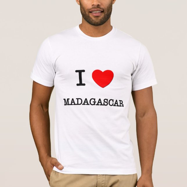 I HEART MADAGASCAR T-Shirt (Front)