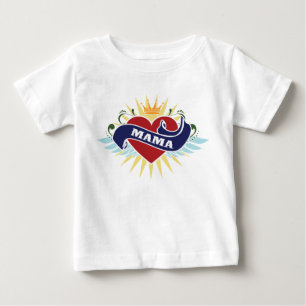 I Heart Mama Tattoo Baby T-Shirt