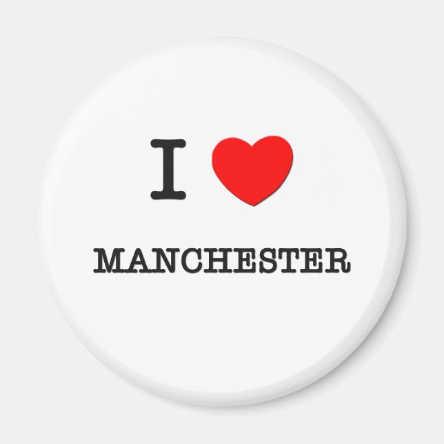 I Heart MANCHESTER Magnet (Front)