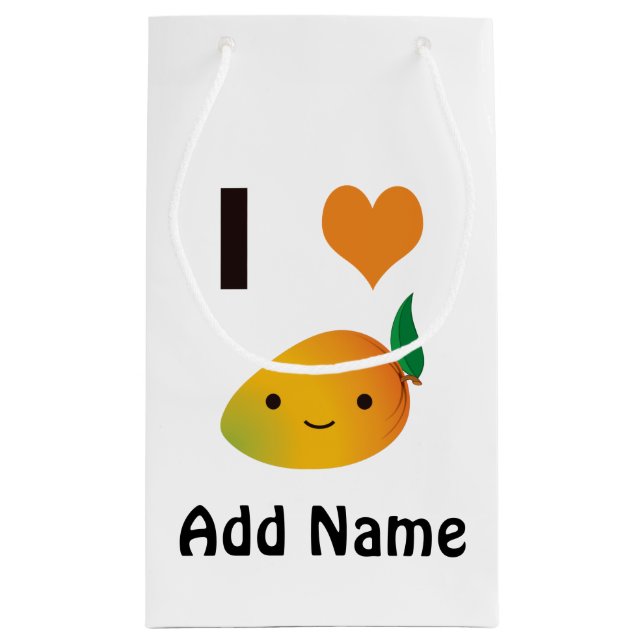 I heart Mango Small Gift Bag (Back)