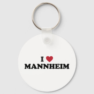 I Heart mannheim germany Key Ring