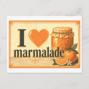 "I [Heart] Marmalade" Postcard