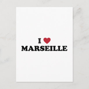 I Heart Marseille France Postcard