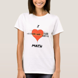 I Heart Math Equation T-Shirt