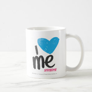 I Heart Me Aqua Coffee Mug
