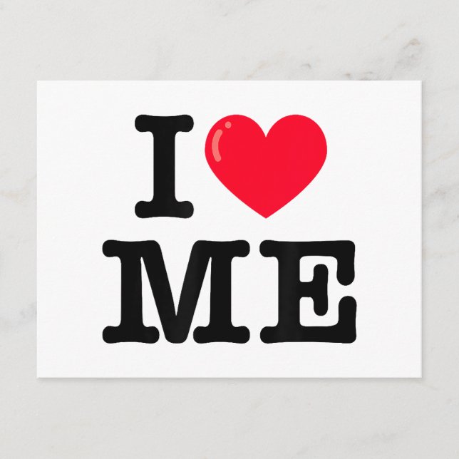 I Heart ME Classic Enclosure Card (Front)