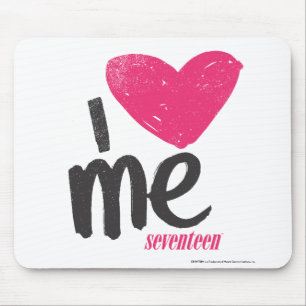 I Heart Me Magenta Mouse Pad