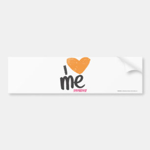 I Heart Me Orange Bumper Sticker