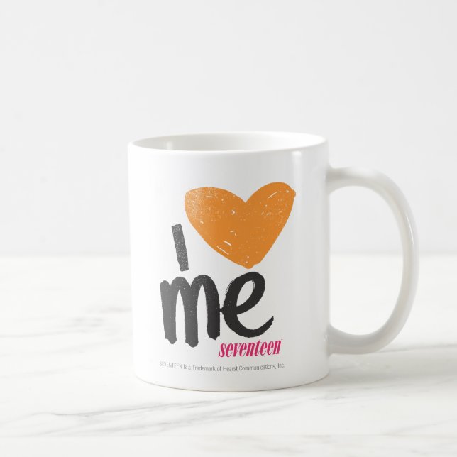 I Heart Me Orange Coffee Mug (Right)