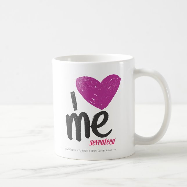 I Heart Me Purple Coffee Mug (Right)