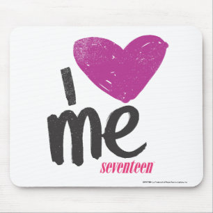 I Heart Me Purple Mouse Pad