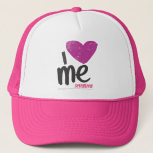 I Heart Me Purple Trucker Hat
