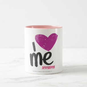 I Heart Me Purple Two-Tone Coffee Mug