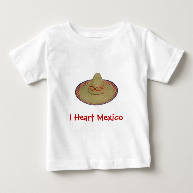 I Heart Mexico Baby T-Shirt (Front)