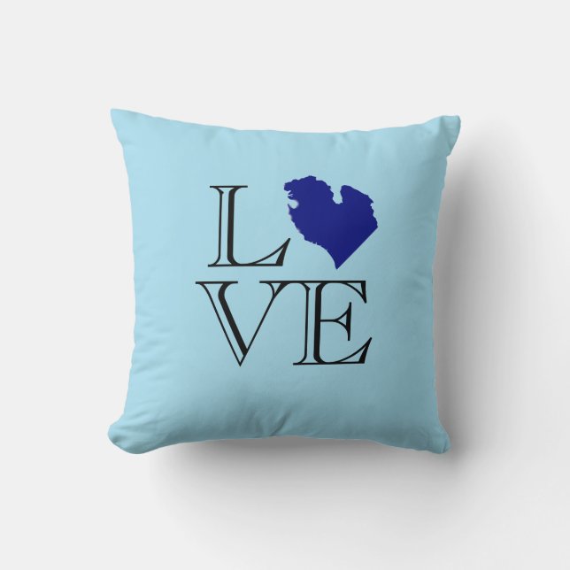 I heart Michigan Cushion (Front)