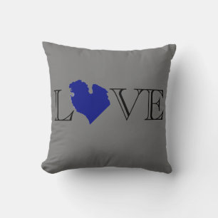 I heart Michigan, Great Lake design Cushion