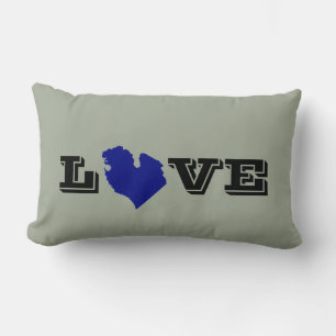I heart Michigan Lumbar Cushion