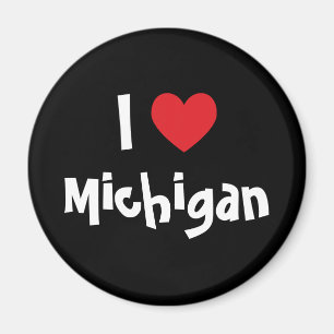 I Heart Michigan Magnet