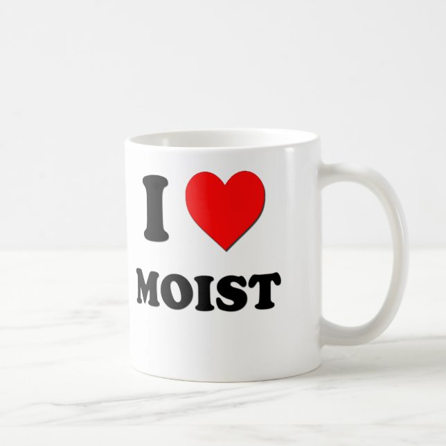 I Heart Moist Coffee Mug (Right)