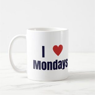 I heart Mondays mug