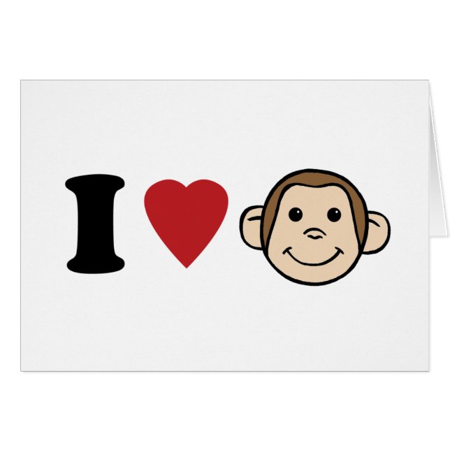 I Heart Monkeys (Front Horizontal)