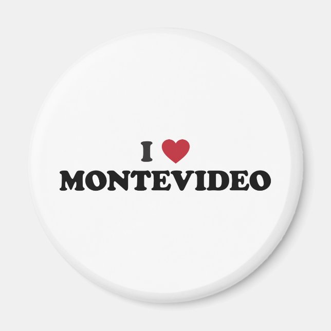 I Heart Montevideo Uruguay Magnet (Front)