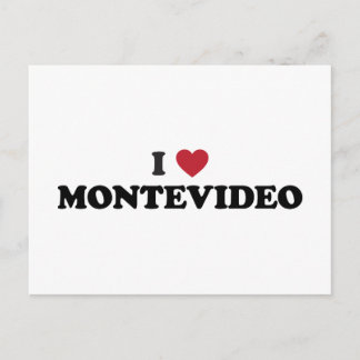 I Heart Montevideo Uruguay Postcard