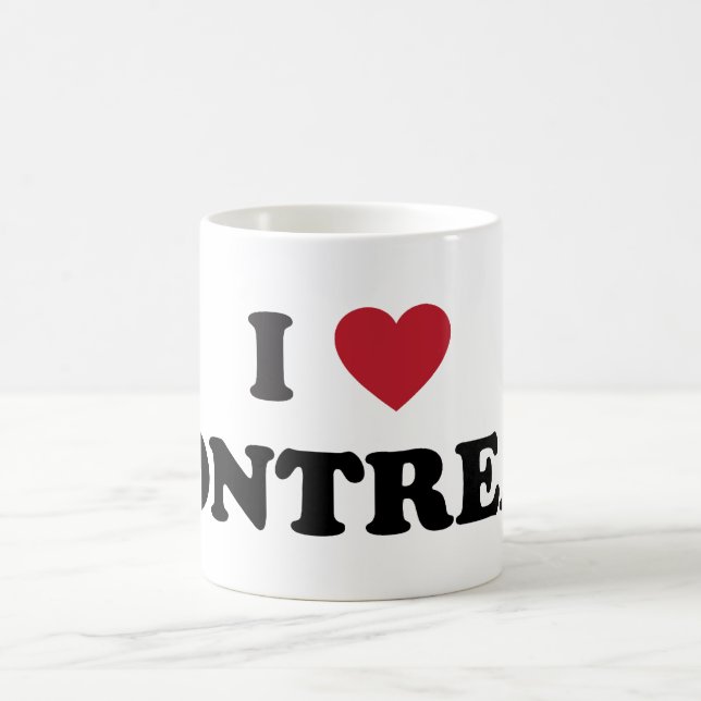 I Heart Montreal Canada Coffee Mug (Center)