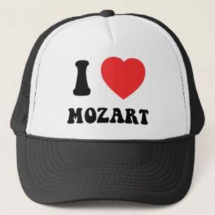 I Heart Mozart Trucker Hat