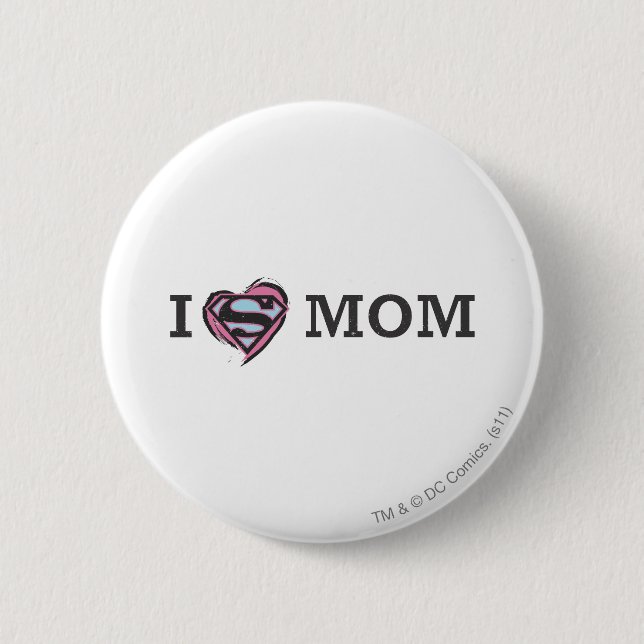 I Heart Mum 6 Cm Round Badge (Front)