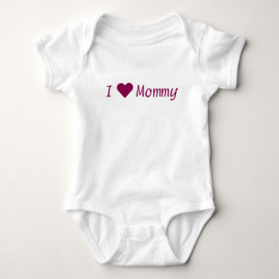I [Heart] Mummy White Bodysuit