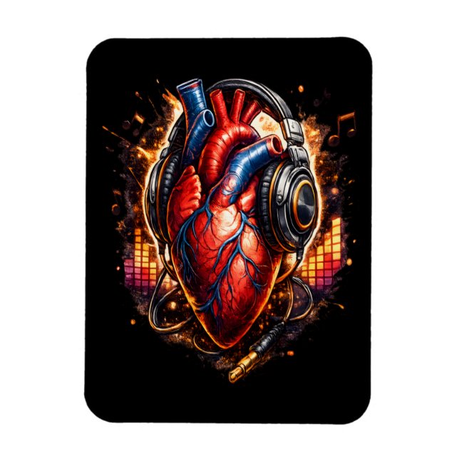 I Heart Music Magnet (Vertical)