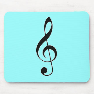 i heart music mouse pad