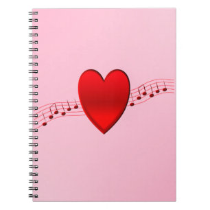 I Heart Music Notebook