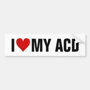 I [Heart] MY ACD Bumper Sticker