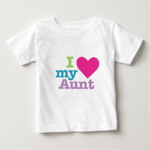 I heart my aunt kids t-shirt