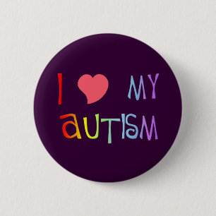 I Heart My Autism Buttons