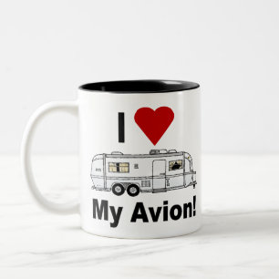 I heart My Avion-fullrig Two-Tone Coffee Mug