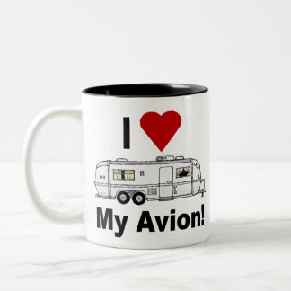 I heart My Avion-fullrig Two-Tone Coffee Mug