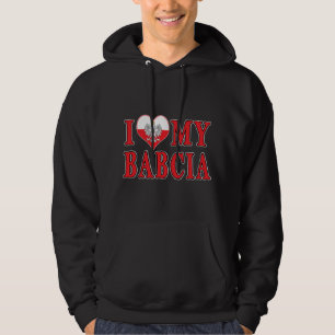 I Heart My Babcia Hoodie