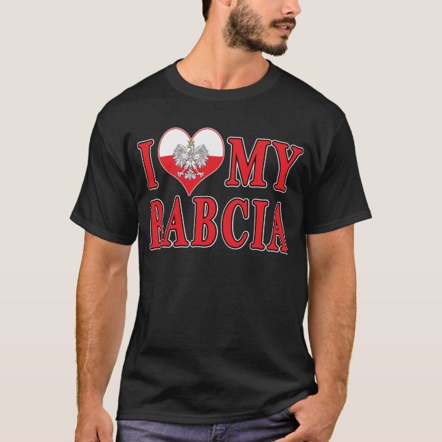 I Heart My Babcia T-Shirt (Front)